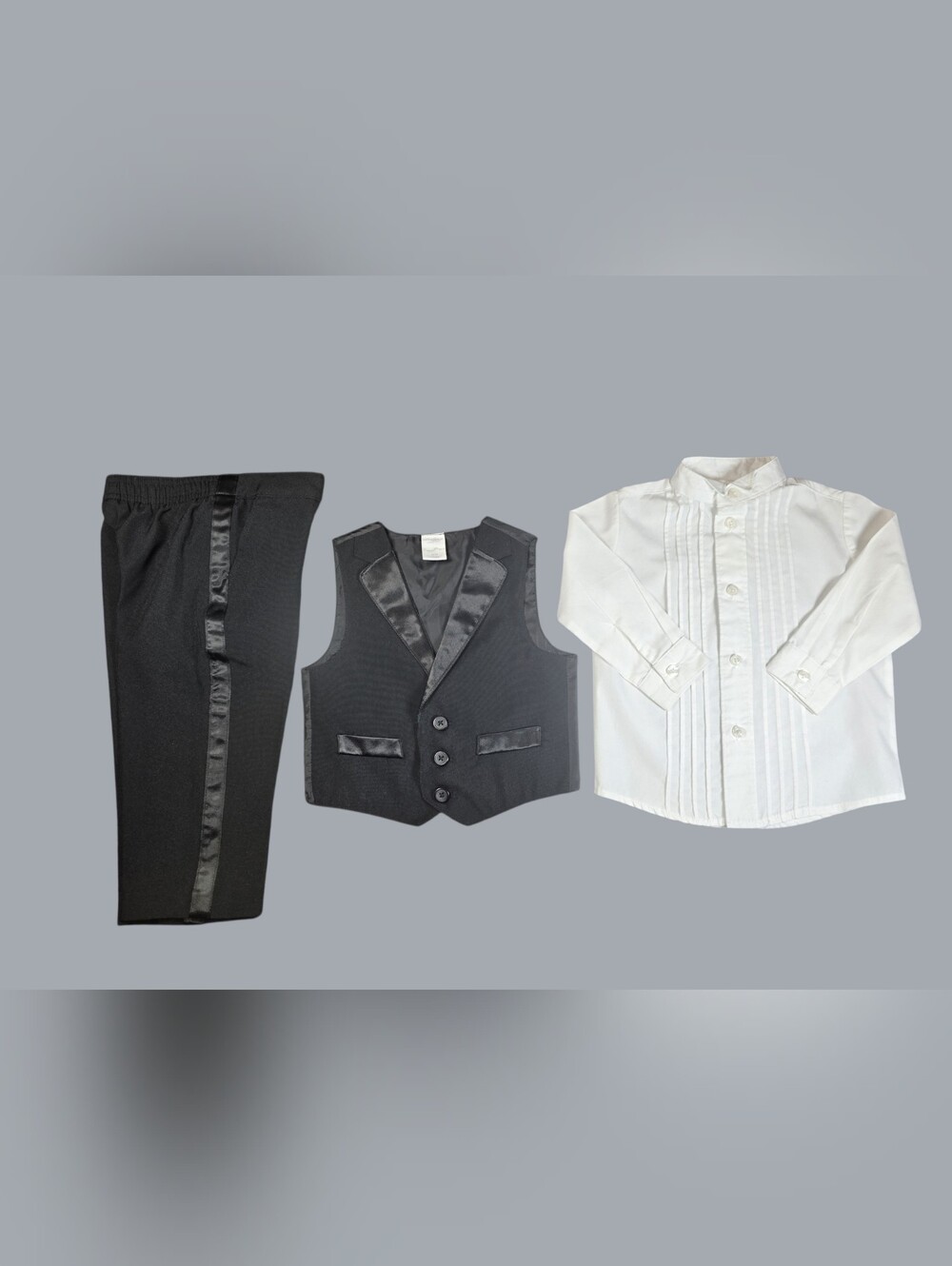 Starting Out Baby 3-Piece Formal Tuxedo Suit Set Size 18M